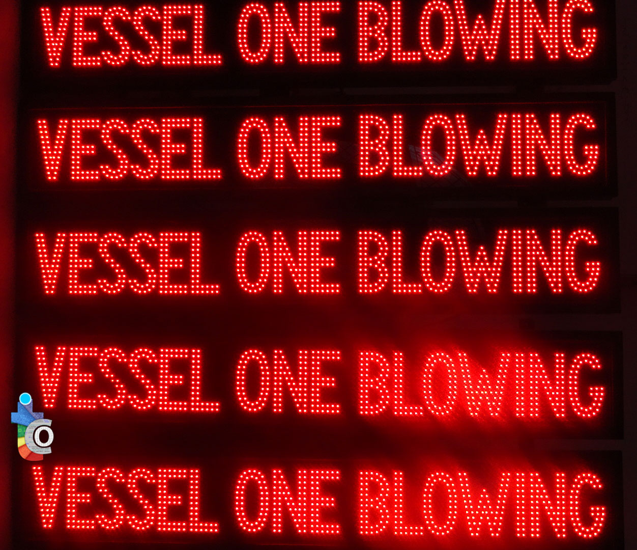 Display For VESSEL ONE BLOWING